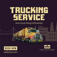 Pro Trucking Service Instagram Post