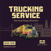 Pro Trucking Service Instagram Post Image Preview