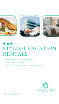 Stylish Vacation Rentals Instagram Story