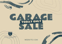 Garage Sale Doodles Postcard