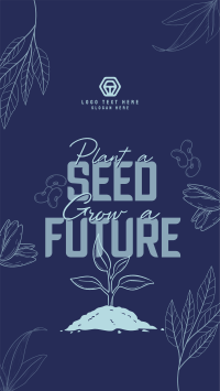 Earth Day Seed Planting Facebook Story