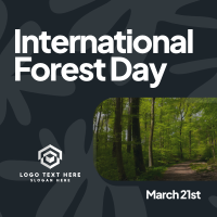 Forest Day Greeting Instagram Post