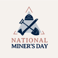 Miner's Day Badge Instagram Post