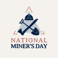 Miner's Day Badge Instagram Post Image Preview