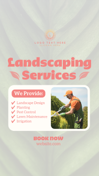 Landscaping Services List Facebook Story