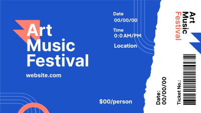 Art Music Fest Facebook Event Cover Image Preview