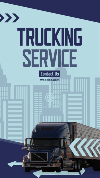 Truck Moving Service Instagram Story