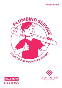 Plumber Guy Flyer Design