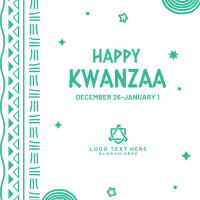 Magical Kwanzaa Instagram Post Design