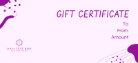 Retail Gift Certificate example 3