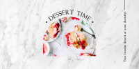 Dessert Time Delivery Twitter Post