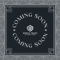 Coming Soon Art Deco Linkedin Post Image Preview