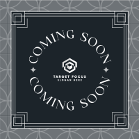 Coming Soon Art Deco Linkedin Post Image Preview