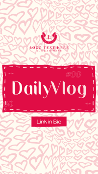 Hearts Daily Vlog Instagram Reel Design