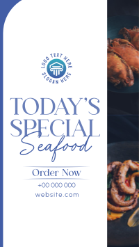 Minimal Seafood Restaurant  Facebook Story