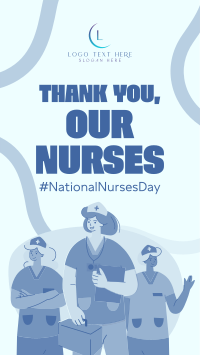 National Nurses Day Instagram Reel Image Preview