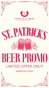 Paddy's Day Beer Promo Instagram Story