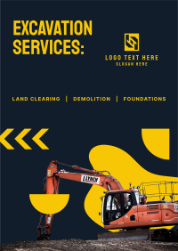 Excavation Services List Flyer