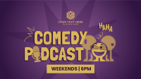 Playful Comedy Podcast Animation