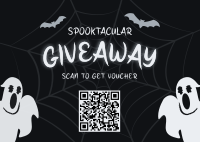 Spooktacular Giveaway Promo Postcard