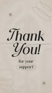 Minimalist Thank You Instagram Reel Image Preview