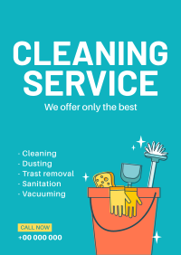 Cleaning Tools Poster