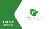 Polygon G Leaf Business Card