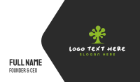 Green Slime Tree Business Card Design
