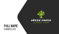 Green Slime Tree Business Card Image Preview