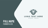 Classic Emblem Lettermark Business Card Design