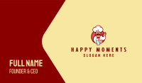 Happy Mustache Chef  Business Card Image Preview