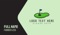 Mini Golf Course Business Card Design