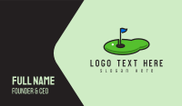 Mini Golf Course Business Card