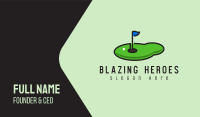 Mini Golf Course Business Card Image Preview