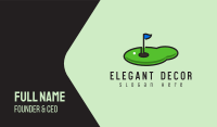 Mini Golf Course Business Card Image Preview