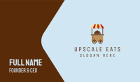 Simple Food Cart Business Card Image Preview