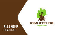 German Nature Tree Business Card Design