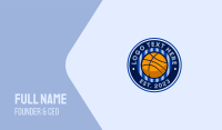 Basketball Sport Emblem Business Card