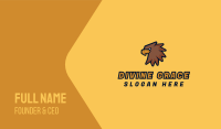 Brown Eagle Mascot Business Card Image Preview