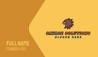 Brown Eagle Mascot Business Card Image Preview