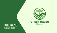 Green Button Farm Business Card Image Preview