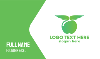 Green Wings Business Card example 3