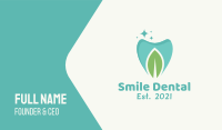 Mint Dental Tooth Business Card Image Preview