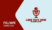 Audio App Business Card example 1