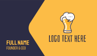 Beer Drunk Talk Business Card Design