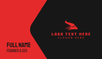 Esports Gaming Horn Eagle Business Card