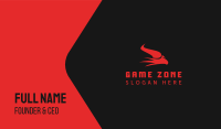 Esports Gaming Horn Eagle Business Card Image Preview