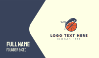 Panther Basketball Team Business Card Design