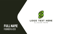 Green Letter S Business Card