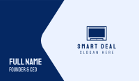 Minimalist Smart TV  Business Card Image Preview